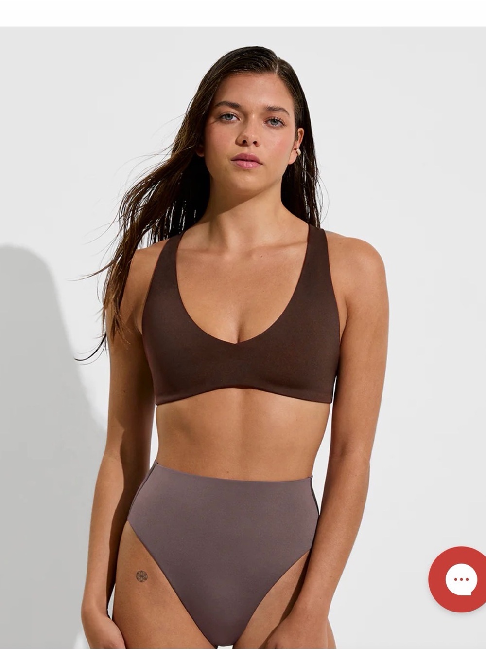 Left on Friday Lacrosse Bikini Top - Size Medium New